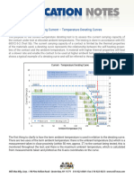 Interpreting Current - Temperature Derating Curves