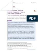 An Exercise and Physical Activity Program in Patients With AF