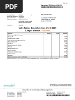 Votre Facture Sonatel Du Mois D'avril 2024 À Régler Avant Le