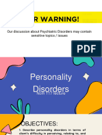 Personality Disorders