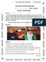 Pakistan Studies History (2059/01) 2024 Mock Paper by Sir Junaid Akhtar