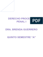 Derecho Procesal Penal I