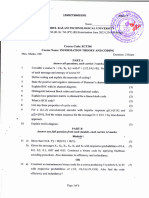 Ect306 Information Theory and Coding, June 2023