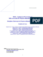 Elaboracao de Projetos Com MS-Project - Estudo de Caso