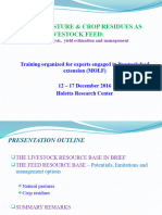 Estimation of Dry Matter