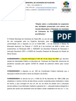 Decreto N 039-2021 - Educação Aulas