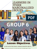 Learners in Other Marginalized Groups