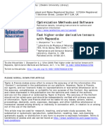 Fast Higher-Order Derivative Tensors With Rapsodia