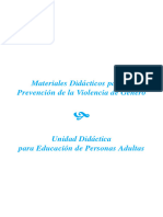 Materiales Prevención Violencia Género Adultas