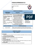 3a - Sesion de Aprendizaje - 2 - E2