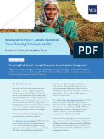 Innovation Focus Climate Resilience WFPF Pakistan