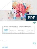 TEMA 1. Ciencia e Investigaciã N