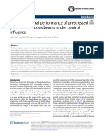 Study On Flexural Performance of Prestressed Glula