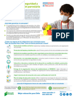 Infografia Resguardo de La Salud y Seguridad en Educacion Parvularia