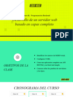 Clase 41 - Desarrollo de Un Servidor Web Basado en Capas Completo