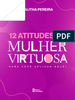 Livro Digital - 12 Atitudes Da Mulher Virtuosa para Vocã Aplicar Hoje.