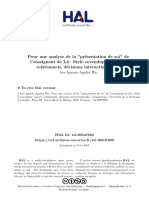 Pour Une Analyse de La "Présentation de Soi" Del'enseignant de L2 Style Revendiqué, Aspects