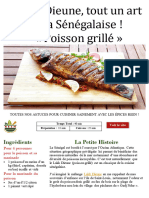 9 - Lakk Dieune - Poisson Grille - Recette