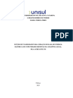 Estudo de Viabilidade para Geração Isolada de Energia Elétrica em Comunidades Remotas Da Amazônia Legal