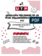 Redacción Preliminar de Un Texto Argumentativo para La PC1