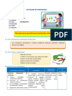 D2 A1 SESION MAT. Resolvemos Problemas Juntando Cantidades