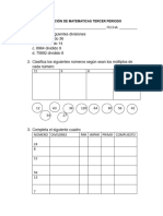 Evaluaciones Tercer Periodo