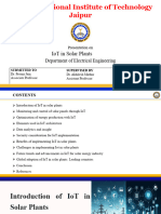 IoT in Solar Plants