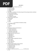 MCQ Unit 1