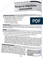 Parties To Negotiable: Instruments Instrument