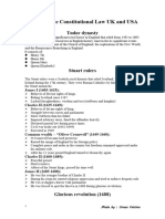 Comparative Constitutional Law of Uk and Usa