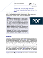 Socialization in Adults With Intellectual Disability