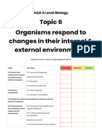 NEW Topic 6 Organisms Respond To Changes in Their Internal External Environments v2