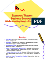 Lecture 1 - Production Decisions