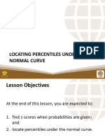 Locating Percentiles Under The Normal Curve