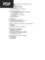 Esquema para Elaborar Proyecto y Tesis FCS