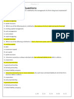 Corporate Finance MCQ CH 1 Solution