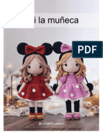 Muñeca Cici Con Vestido de Minnie Mouse (By Lulupetitedoll)