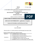 Thèse - Structure Et Modélisation Hydrodynamique