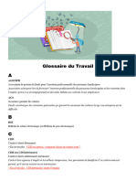 Glossaire Du Travail