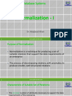 10 Normalization I