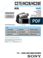 Sony dcr-hc27 hc28 Level2 Ver1.1 (ET)