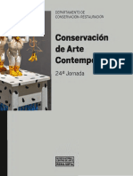 Conservacion de Arte Contemporaneo 24a Jornada Red