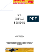 Creio, Confesso e Caminho