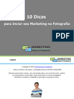 10 Dicas para Iniciar Seu Marketing para Fotógrafos