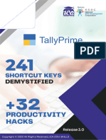 TallyPrime Shortcut Keys List