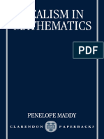 Maddy, Penelope-Realism in Mathematics-Clarendon Press, Oxford University Press (1990)