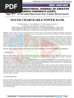 Design and Construction of Sound Chargeable Power Bank