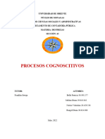 Procesos Cognoscitivos