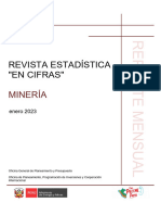 Estadística Subsector Minería Enero 2023