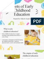 Roots of Early Childhood Education